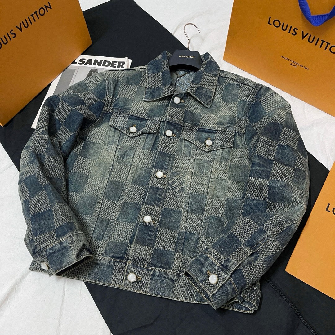 루이비통 다미에 워시드 데님 자켓
