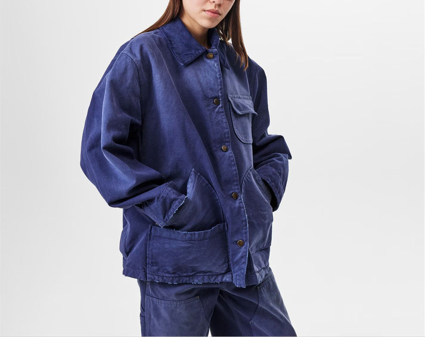 프라다 캔버스 트러커 자캣