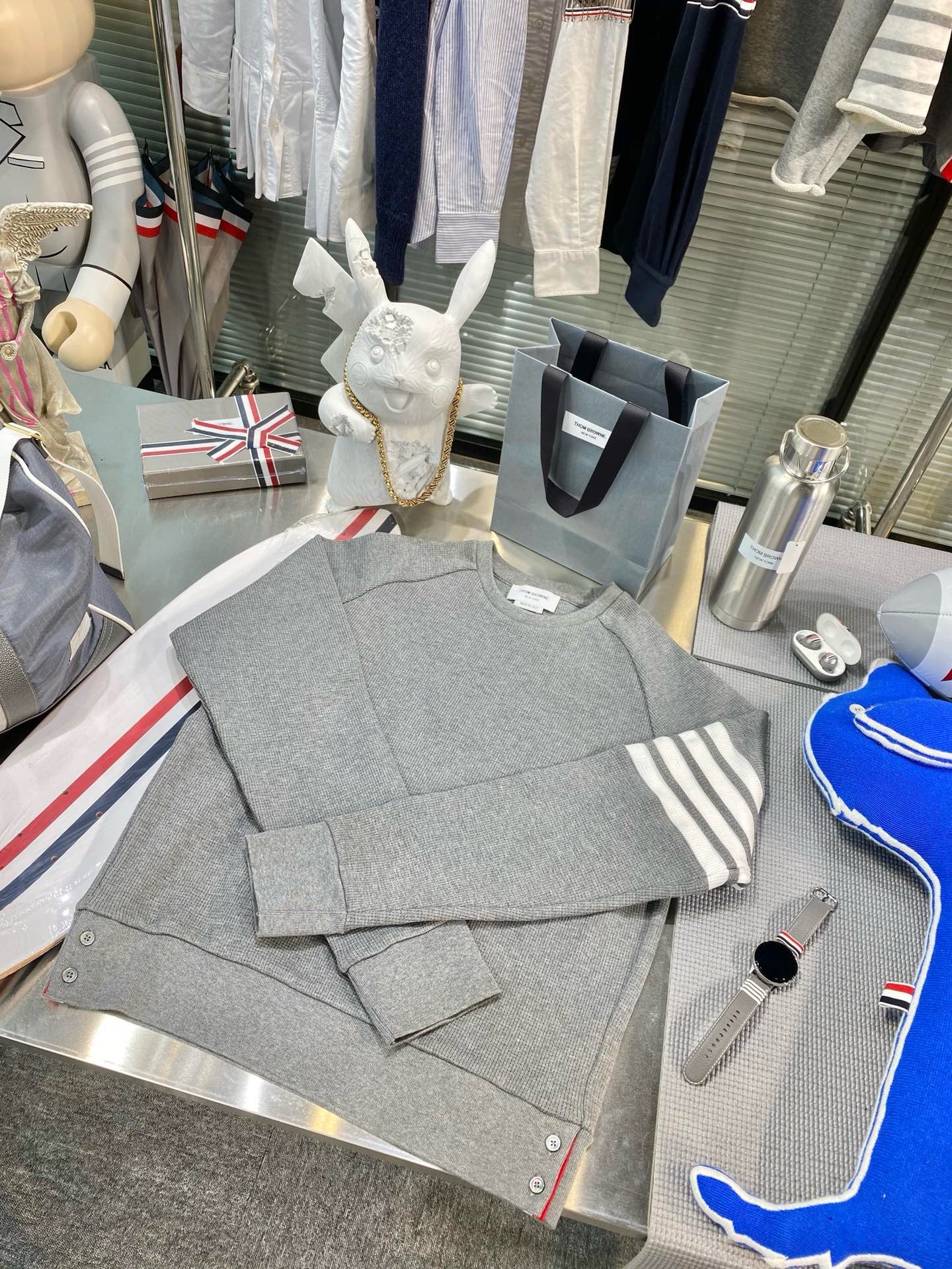 톰브라운 와플 맨투맨