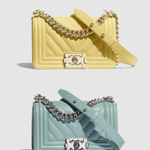 쉐브론 보이백 캐비어 스몰 인기색상 A67085