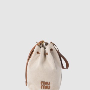 캔버스 및 가죽 버킷 라지백 5BE089