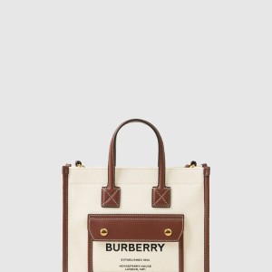 미니 투톤 캔버스  토트백 80441431