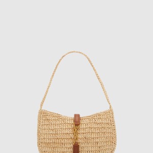 르 5 a 7 미니 숄더백 라피아 710318