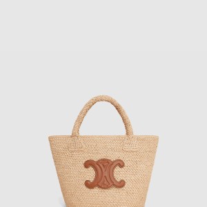 트리오페 라피아 스몰 바스켓백 114352