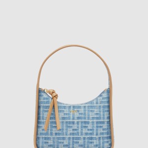 데님패브릭 미니백